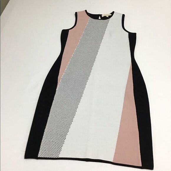 Etcetera Sleeveless Color Block Knit Dress Size S - Picture 7 of 11